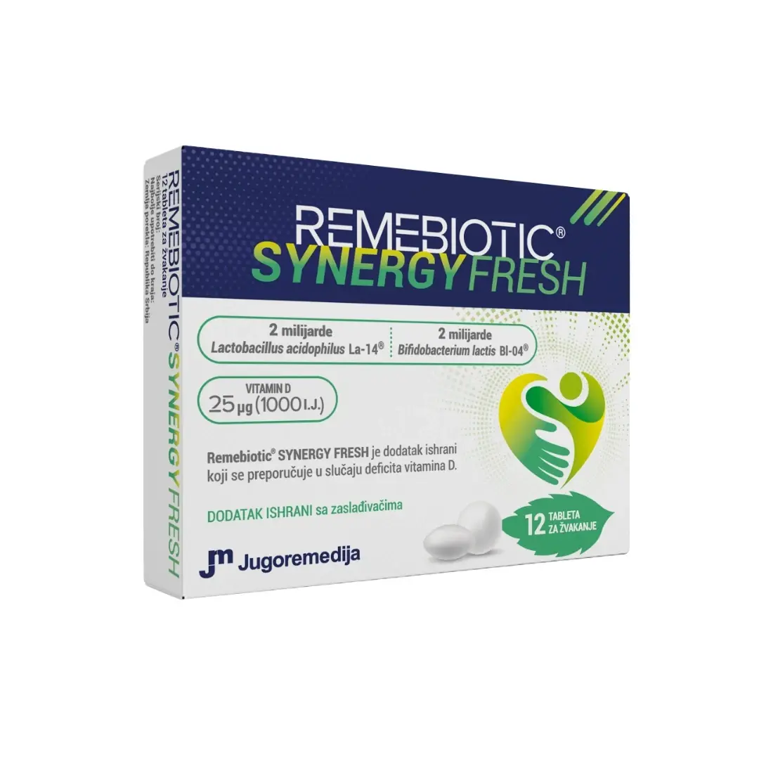 Selected image for REMEBIOTIC® SYNERGY FRESH 12 Tableta za Žvakanje