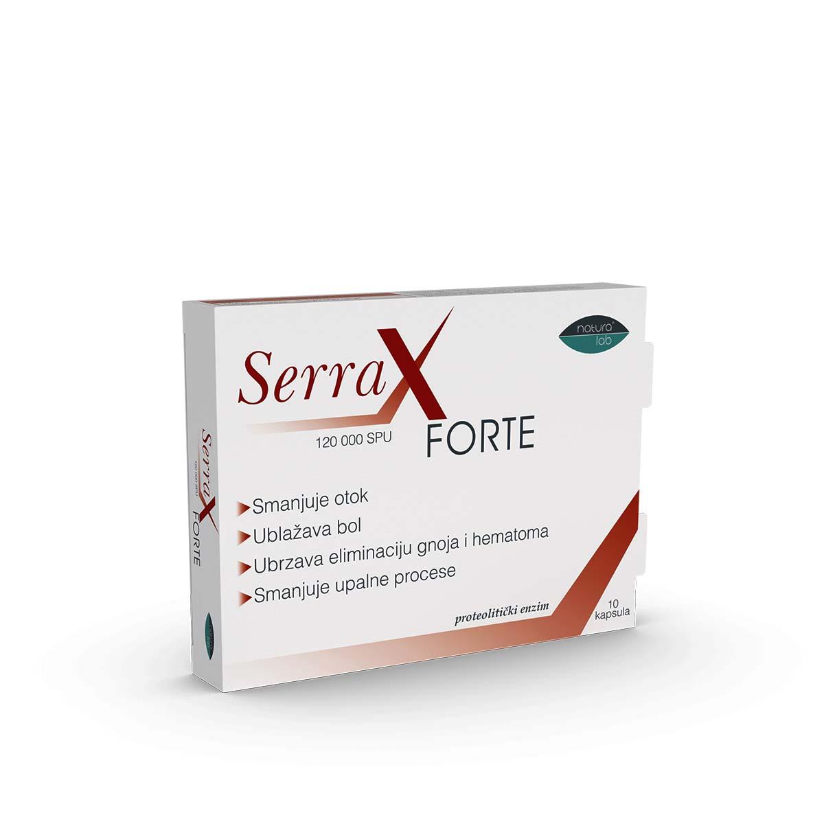 Serrax Forte 120000 SPU kapsule 10/1