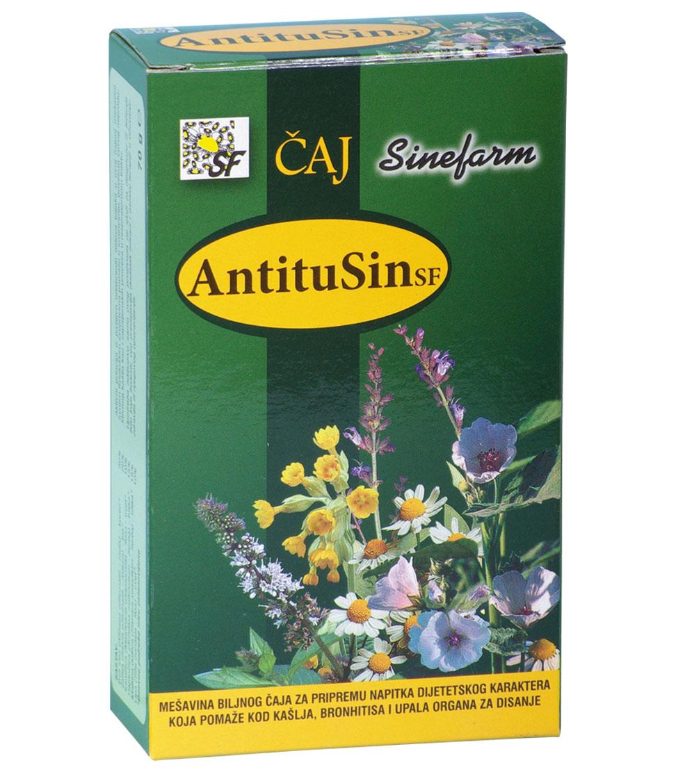 SINEFARM Čaj protiv kašlja Antitusin 70 g