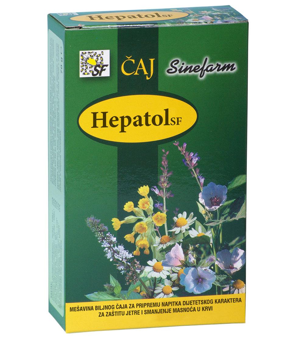 SINEFARM Čaj za zaštitu jetre i smanjenje masnoća u krvi Hepatol 70 g