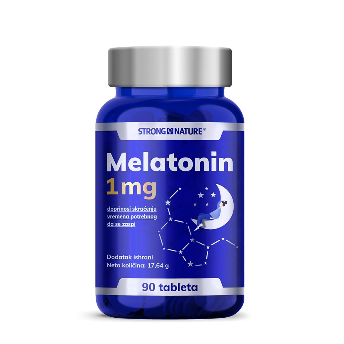 STRONG NATURE Melatonin 1mg 90 tableta