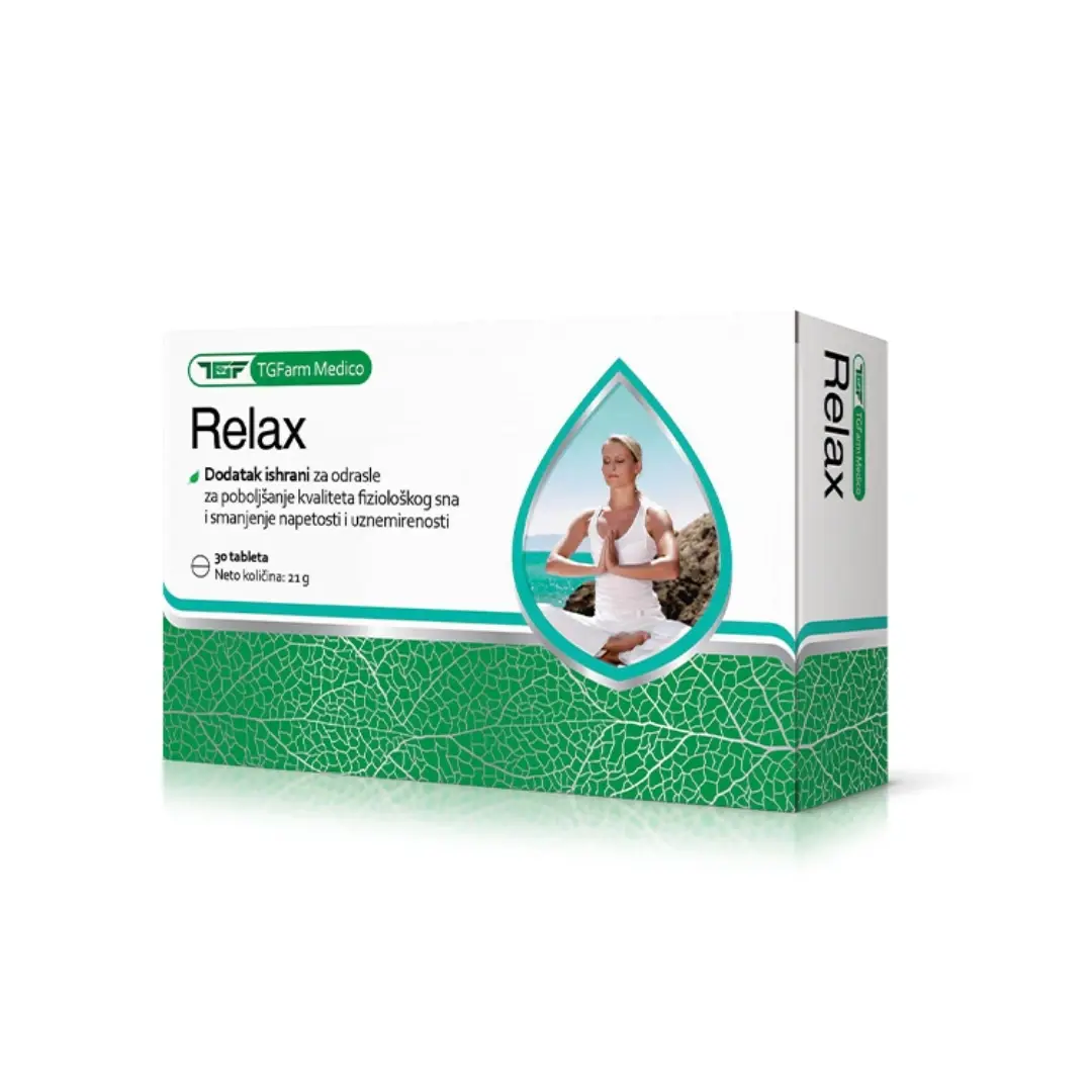 TGFARM MEDICO Biljne tablete za opuštanje Relax A30