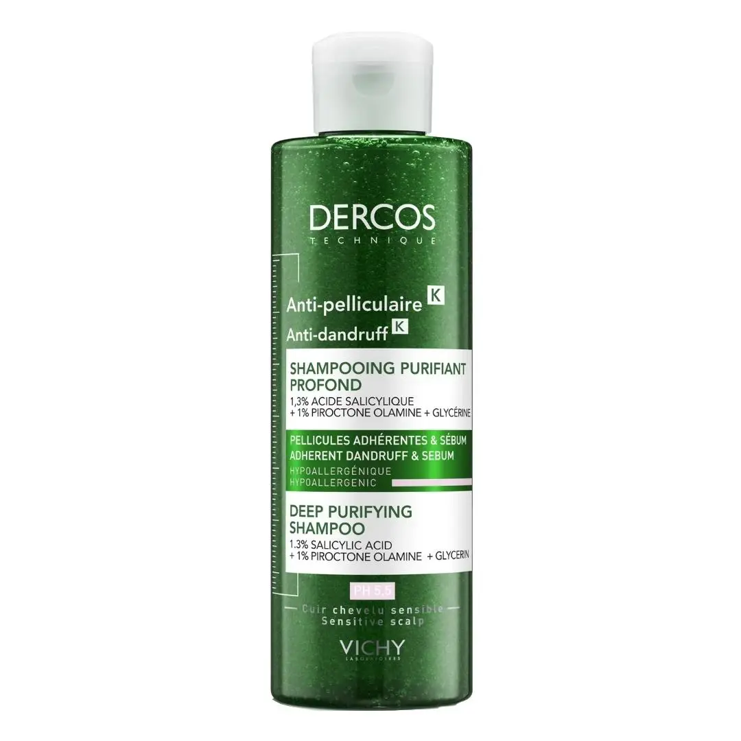 VICHI Dercos šampon protiv peruti za normalnu i masnu kosu, 200 ml