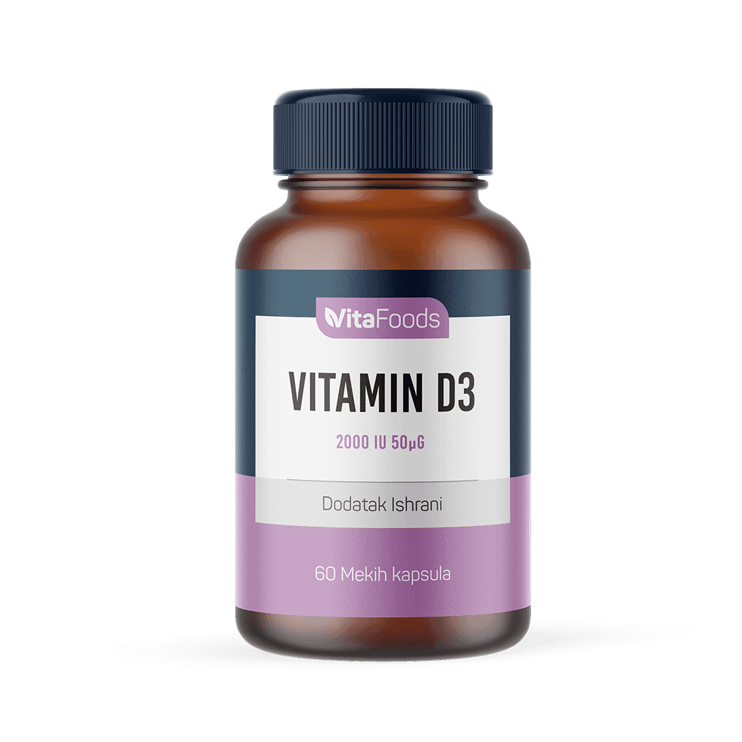 VITAFOODS Vitamin D3 2000IU 50µg