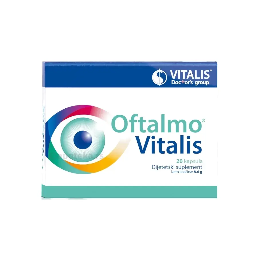 Selected image for VITALIS Dijetetski suplement Oftalmol A20