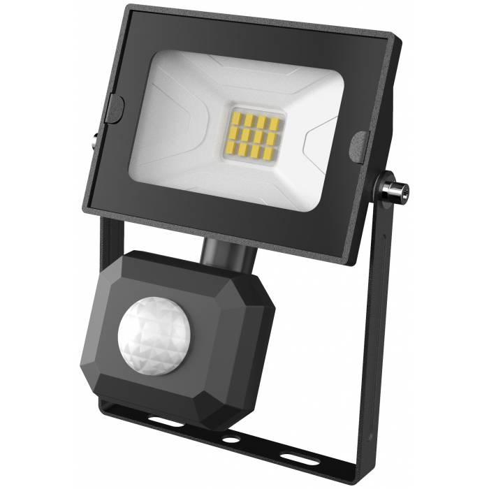 AVIDE Reflektor sa senzorom Slim PIR LED SMD 4K 10W crni