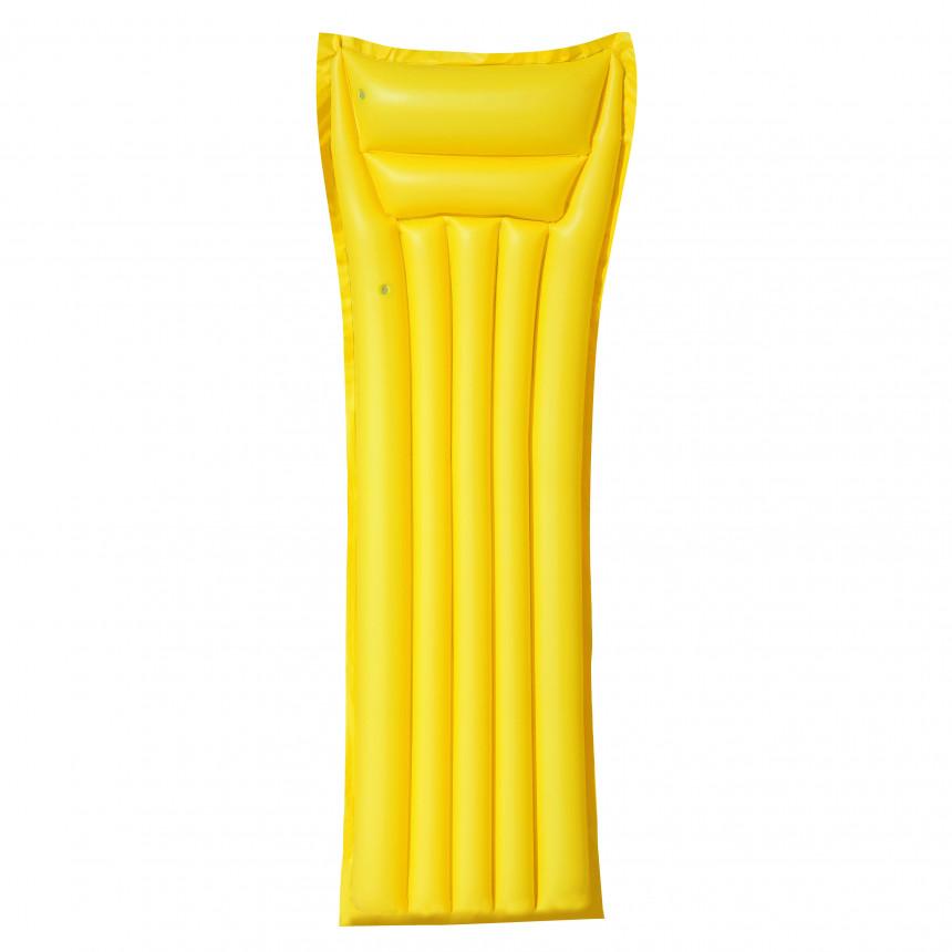 BESTWAY Dušek za vodu jednobojni 183x69cm žuti
