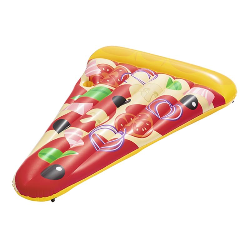 BESTWAY Dušek za vodu Pizza 188x130 cm crveni