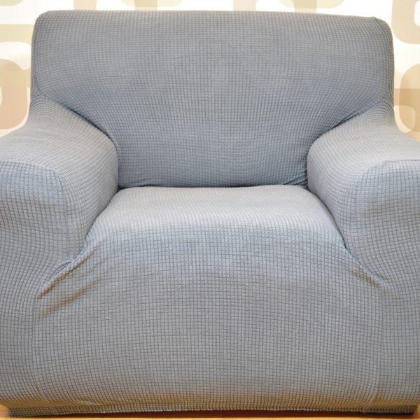 BLUE BELL Rastegljiva navlaka za fotelju siva