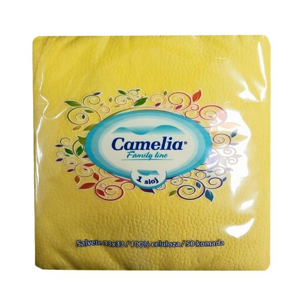 Camelia Salvete, 1 sloj, 50 komada, Žute