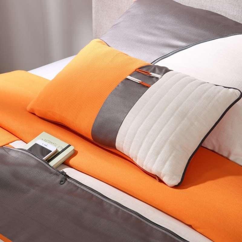 Selected image for CILEK Prekrivač za dečiji krevet Energy 150x230 cm narandžasto-sivi