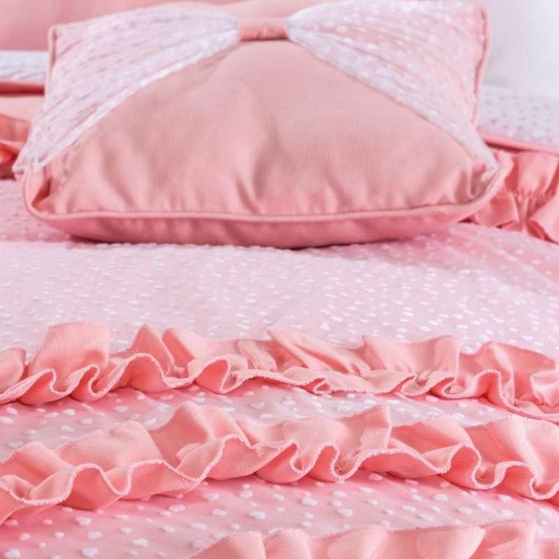 Selected image for CILEK Prekrivač za dečiji krevet Rosa 135x230 cm roze