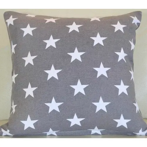 Dekorativni jastuk stars gray 40x40 sivi