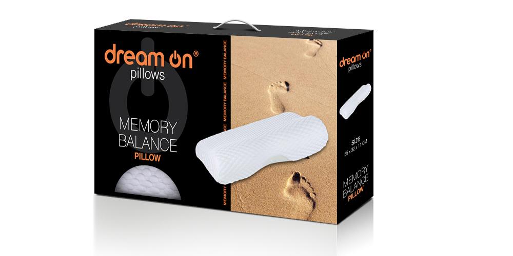 Dream on Memory Balance Jastuk od memorijske pene, 55x32x12 cm