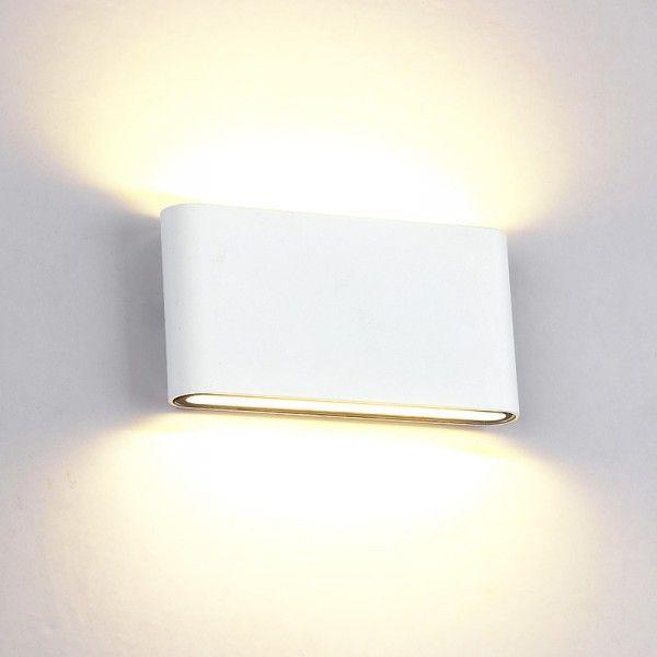 ELMARK LED zidna svetiljka 969 ovalna 2x6W 4000K IP65 bela