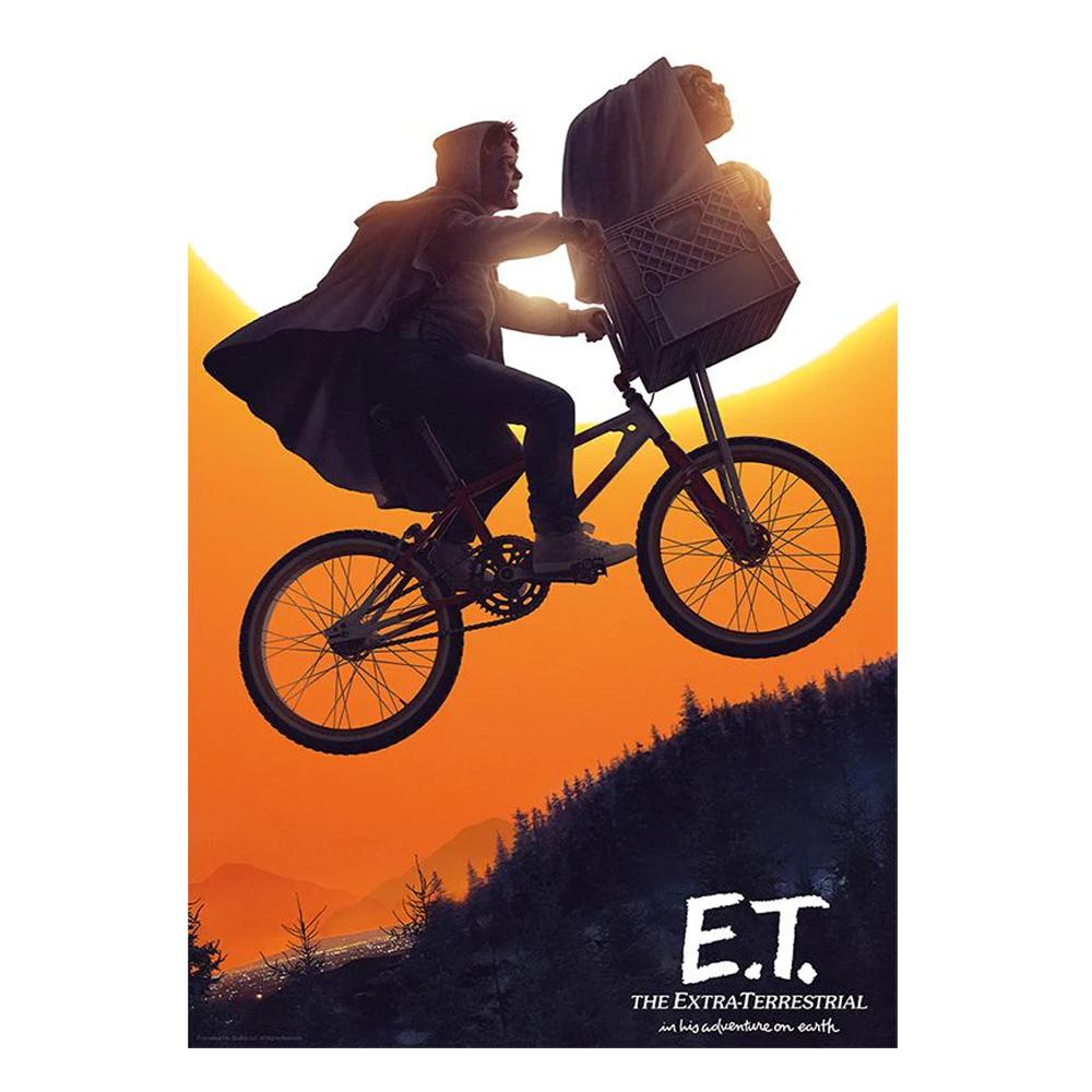 FANATTIK Poster E.T. The Extra-Terrestrial Art Print 30th Anniversary Limited Edition