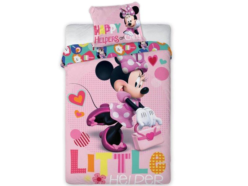 FARO Posteljina za decu, Minnie Mouse - Little Helper, 160x200, Roze