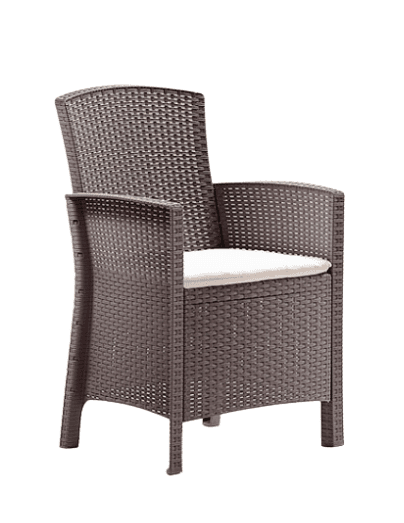 Selected image for Giardino E Casa Baštenski set, Sto + 6 Lido stolica, Braon