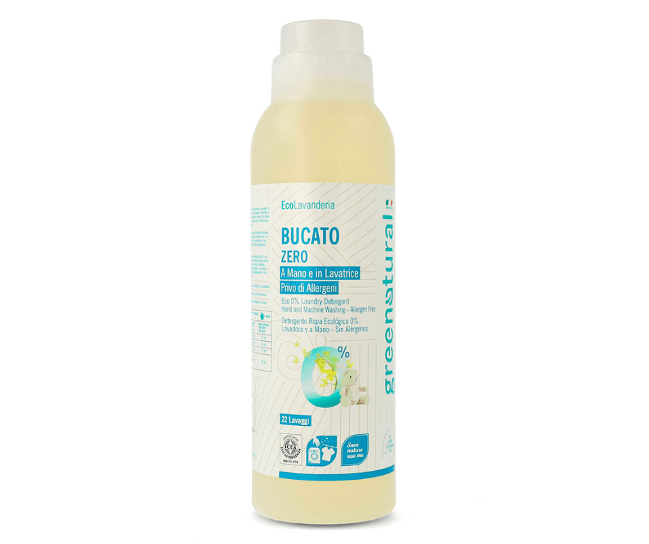 GREENATURAL Ekološki gel za pranje veša "0% aroma" Alergen tested, ICEA certified 1000 ml
