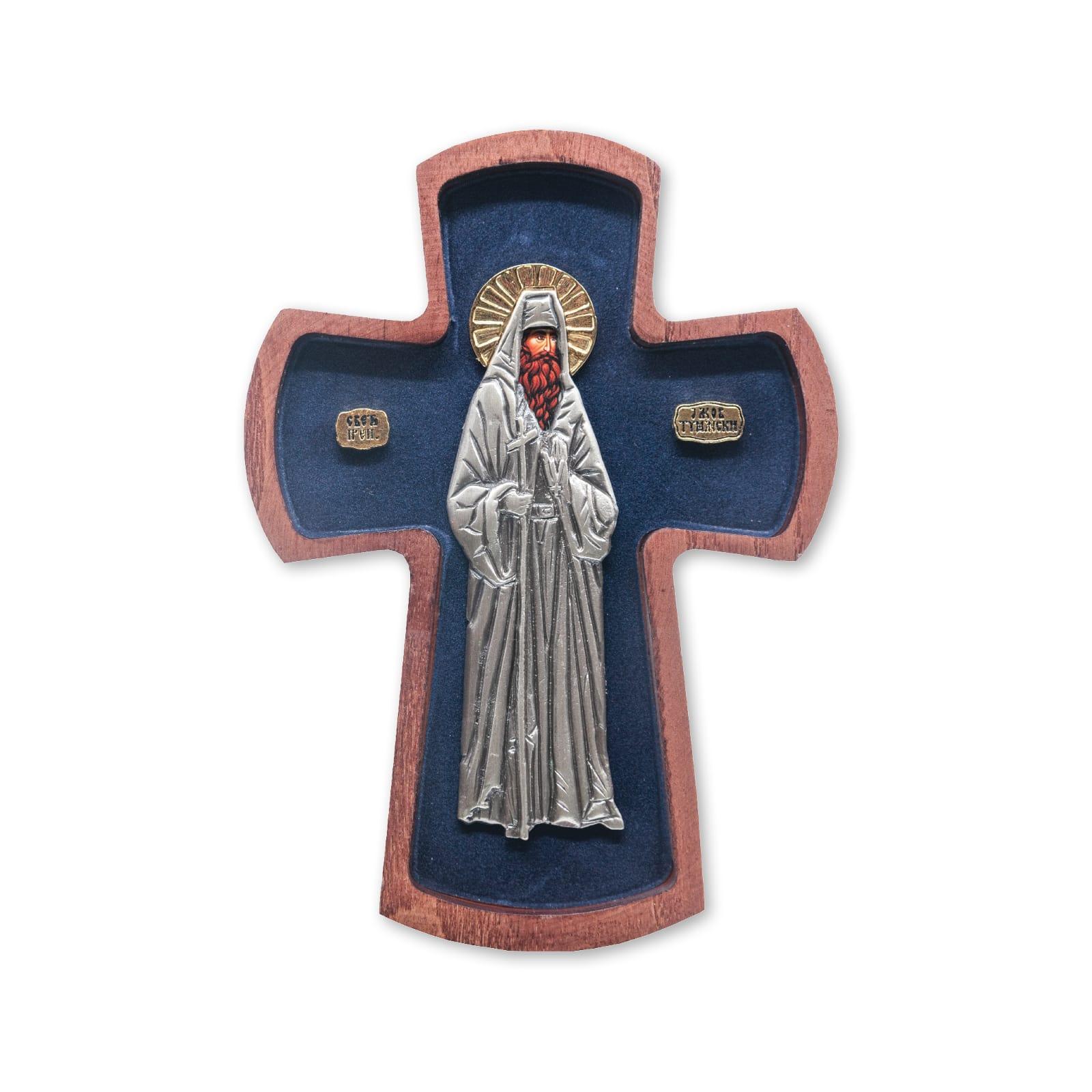 Ikona krst Sveti Jakov Tumanski, 93x150x22mm