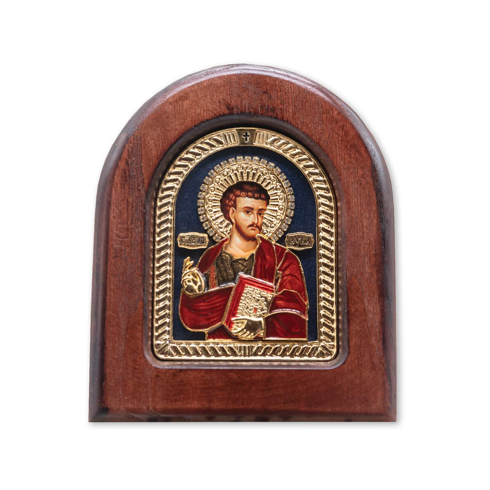 Ikona u drvetu Sveti Apostol i Jevanđelist Luka, 98x118x22mm