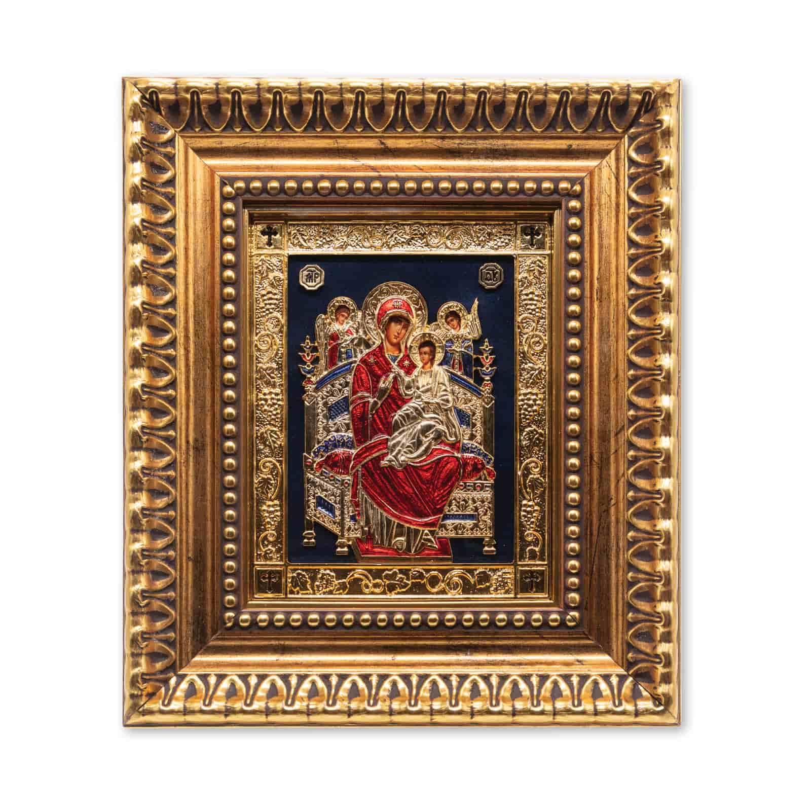 Ikona u ramu Presveta Bogorodica Svecarica, 220x255x32mm