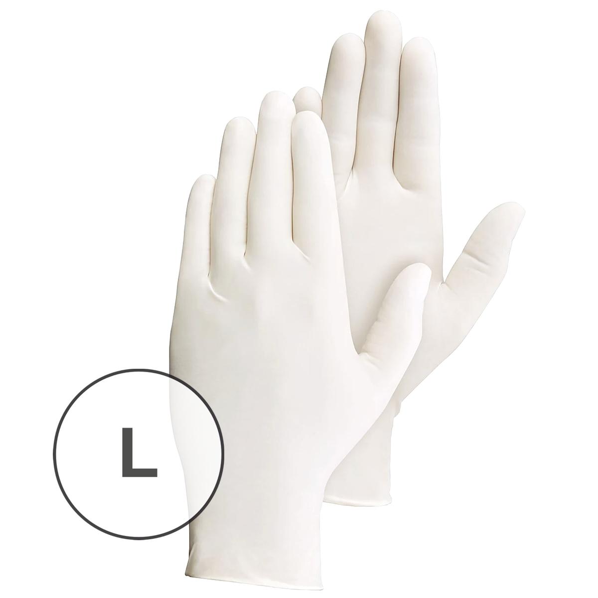 INSAFE Latex rukavice bez pudera Care L 100/1