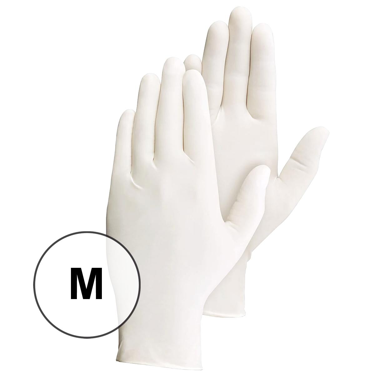 INSAFE Latex rukavice bez pudera Care M 100/1