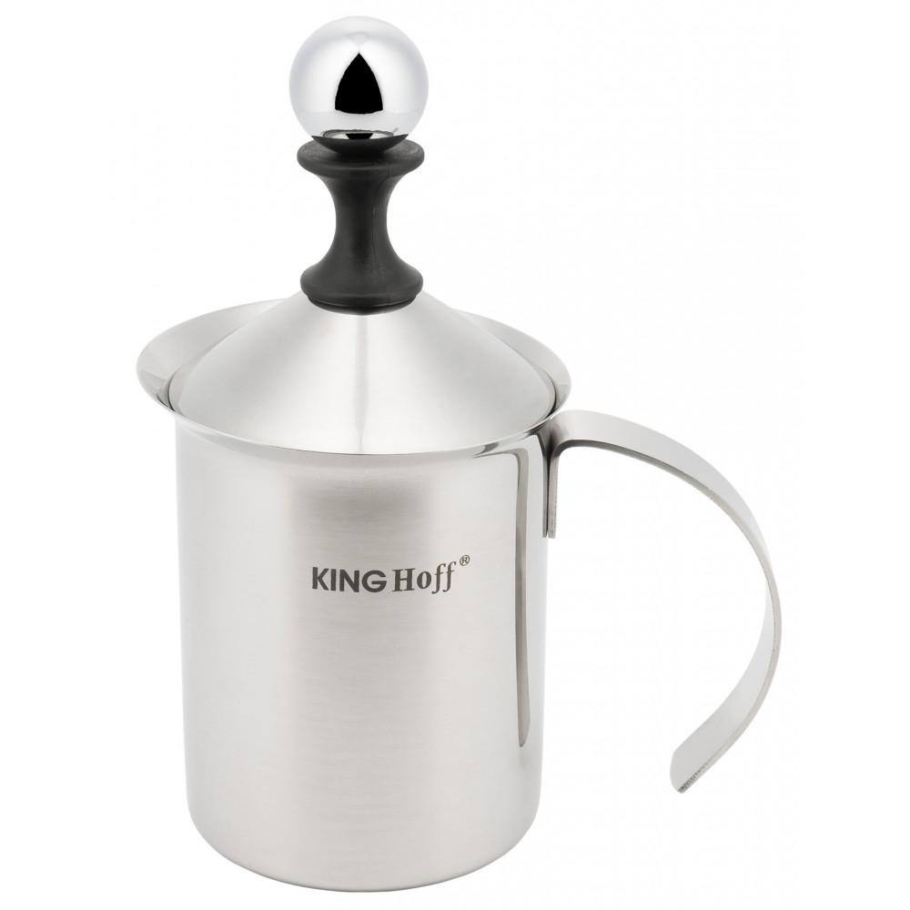 KINGHOFF Posuda za mleko sa mutilicom za penu KH3125 0.4l