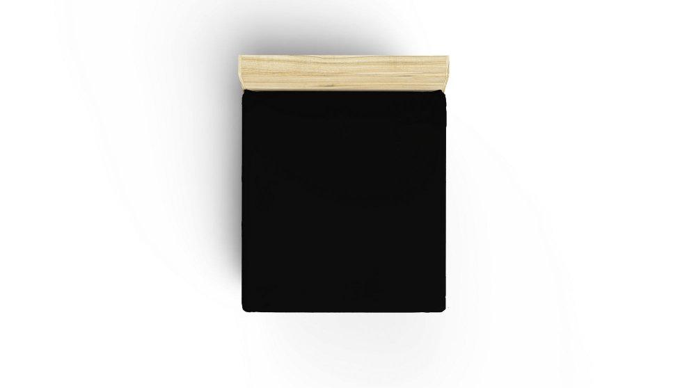L'Essentiel Maison Ranforce čaršav za dušek, 160x200cm, Crni