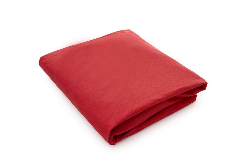 L'Essentiel Maison Ranforce čaršav za dušek, 180x200cm, Crveni