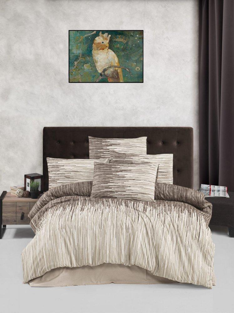Selected image for L'Essentiel Maison Ranforce komplet posteljina Monte, 200x220cm, Braon