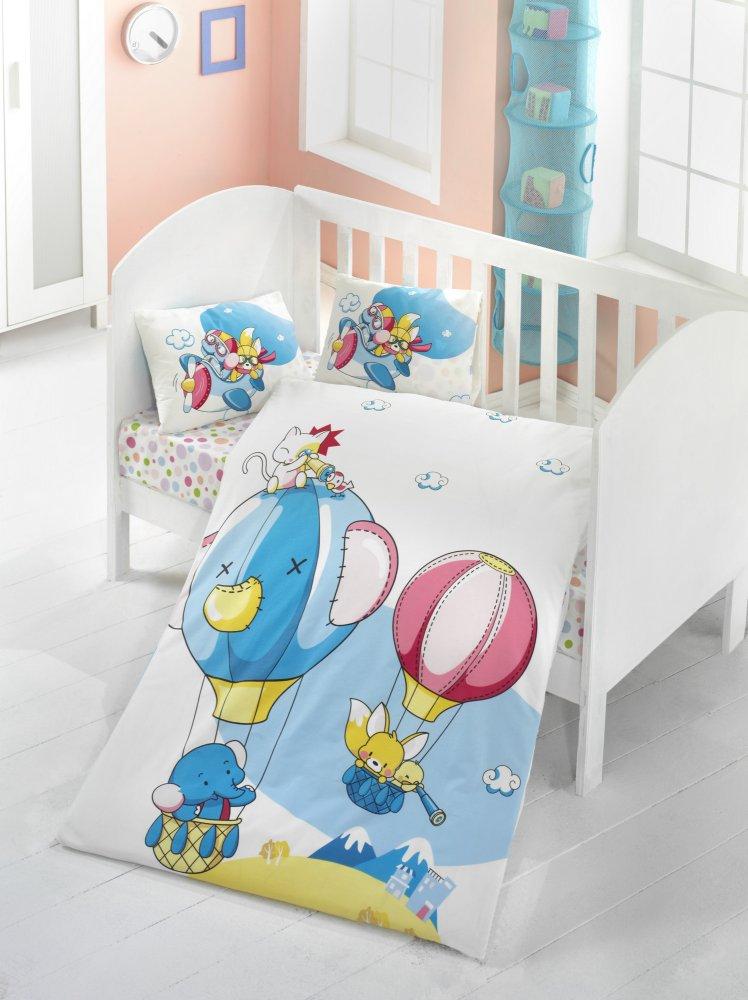 Selected image for L'Essentiel Maison Ranforce posteljina za bebe Macera, Šarena