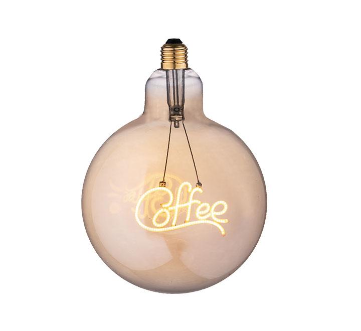 LED Sijalica Filament Bulb Ml-G125 4W 220K Word Coffee