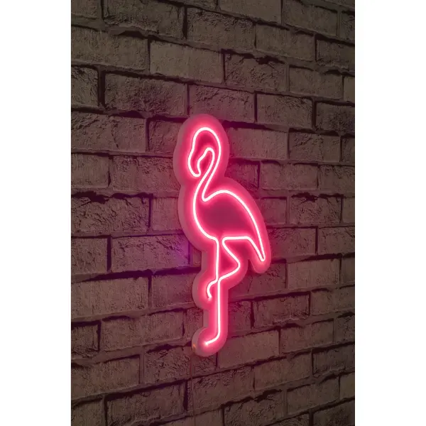 LED zidna dekoracija Flamingo LED roze