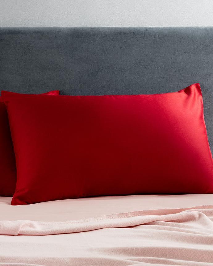 MADAME COCO Ciel Saten Set jastučnica, 2kom, 50x70cm, Crvene