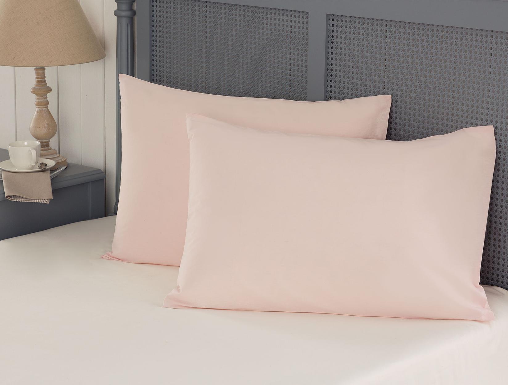 MADAME COCO Eloise Ranforce Set jastučnica, 2kom, 50x70cm, Roze