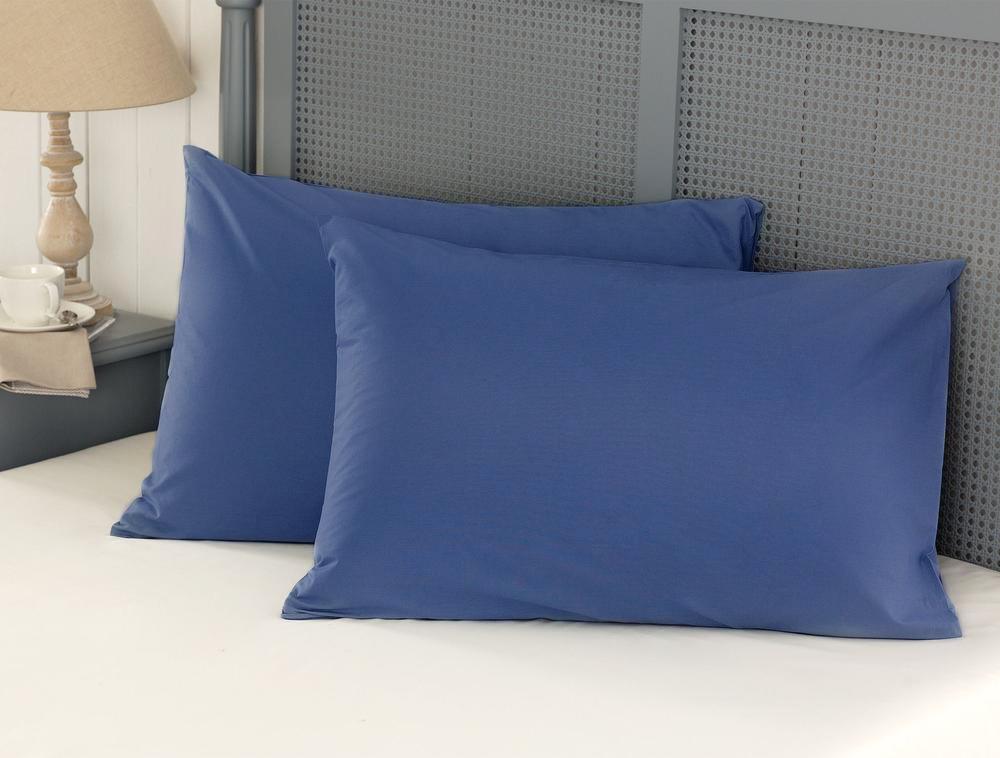 MADAME COCO Eloise Ranforce Set jastučnica, 2kom, 50x70cm, Teget