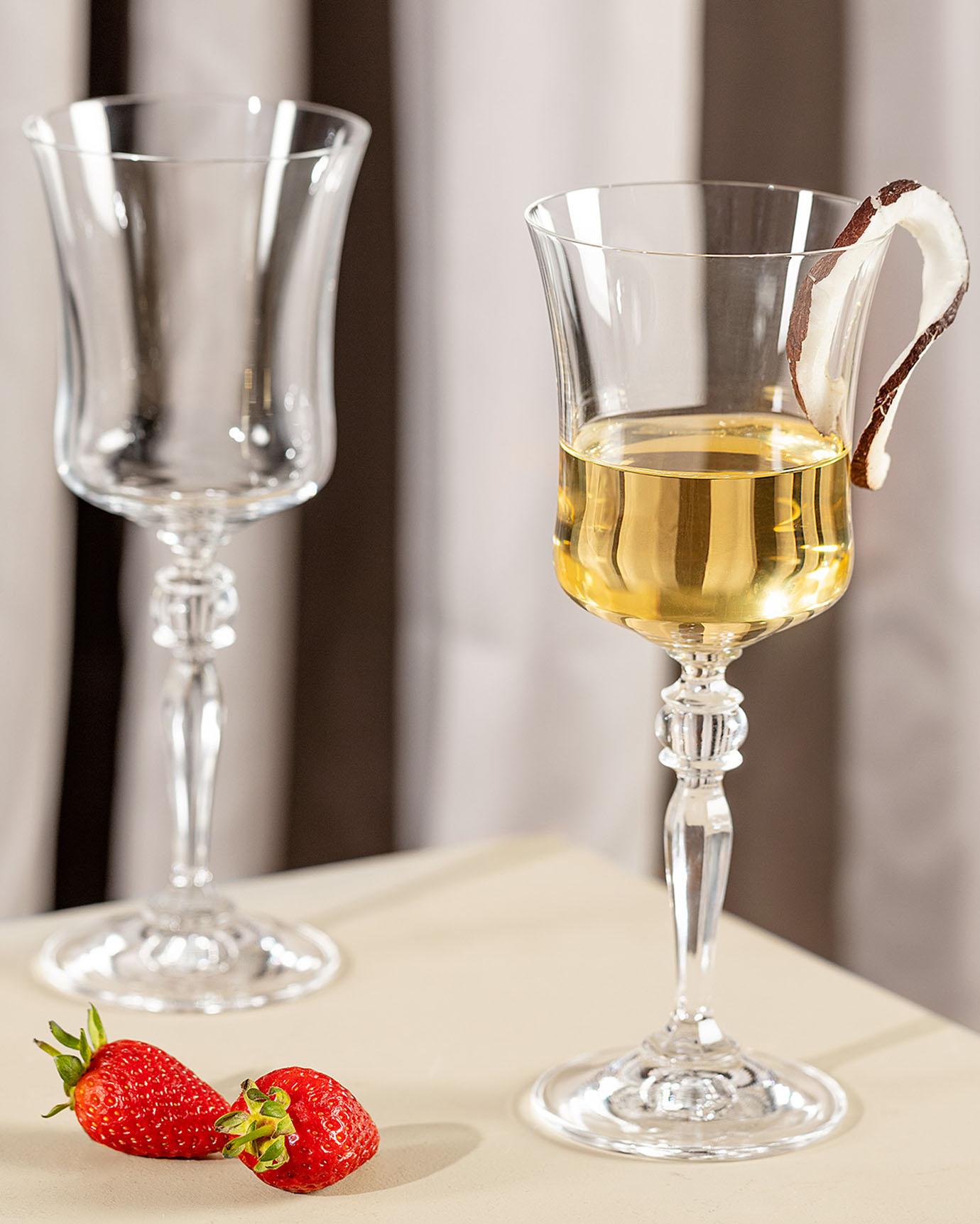 MADAME COCO Grace Kristal Set čaša za vino, 6kom, 250ml
