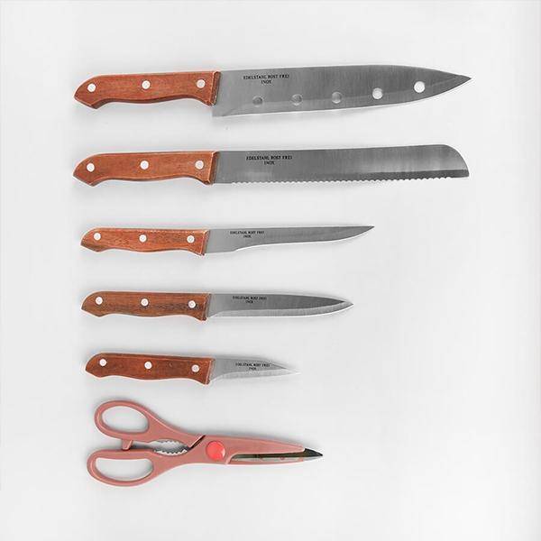 Selected image for MAESTRO Set kuhinjskih noževa 7/1 braon