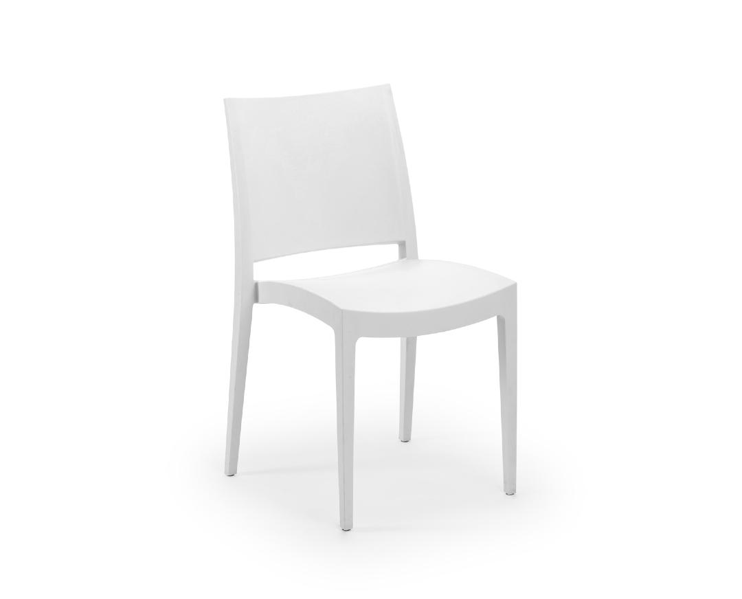 MATIS Baštenska stolica SPECTO bela