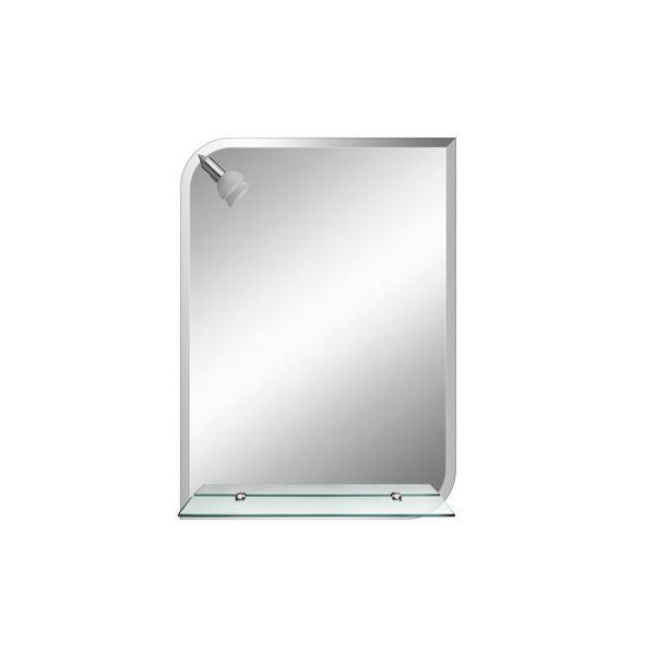 MINOTTI Kupatilsko ogledalo 50x70 sa osvetljenjem i etažerom
