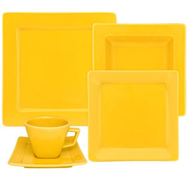 Selected image for OXFORD Set šolja i tanjira za 6 osoba 30/1 žuti