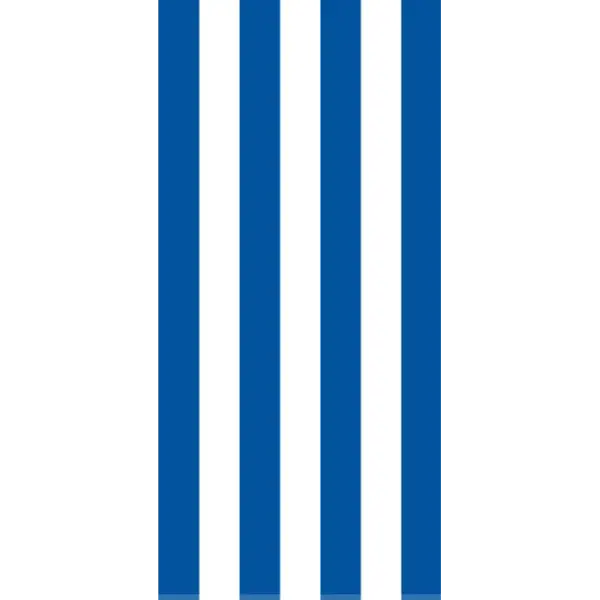 Plažni peškir plavo-bele pruge 70x170 cm