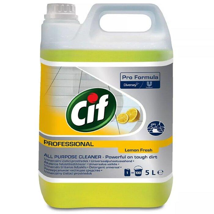 PROFORMULA Tečnost za podove CIF univerzalna Lemon Profesional 5l