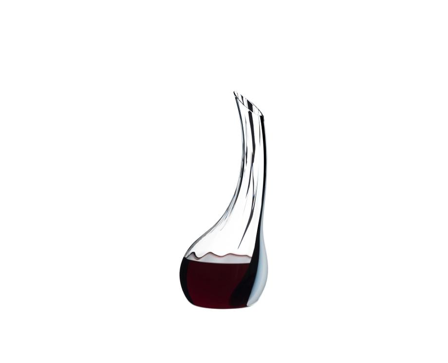 Selected image for RIEDEL CORNETTO SINGLE FATTO A MANO OPTICAL Dekanter za vino, 1.2L, Crno-belo-crna linija