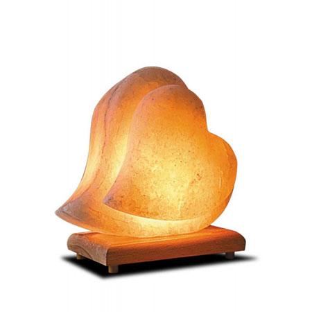 Stona slana lampa Srce E14 narandžasta