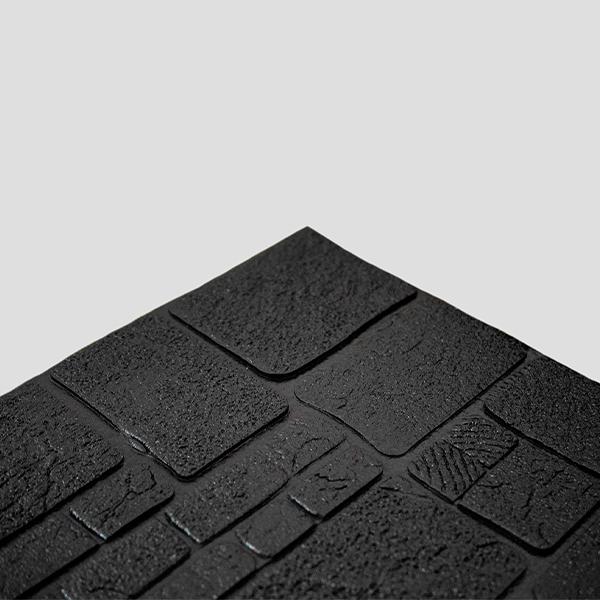 SUMMA 3D Tapeta Peščani kamen crni