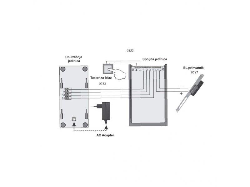 Selected image for TEH-TEL Žični interfon sa RFID čitačem SUPER STRONG 1