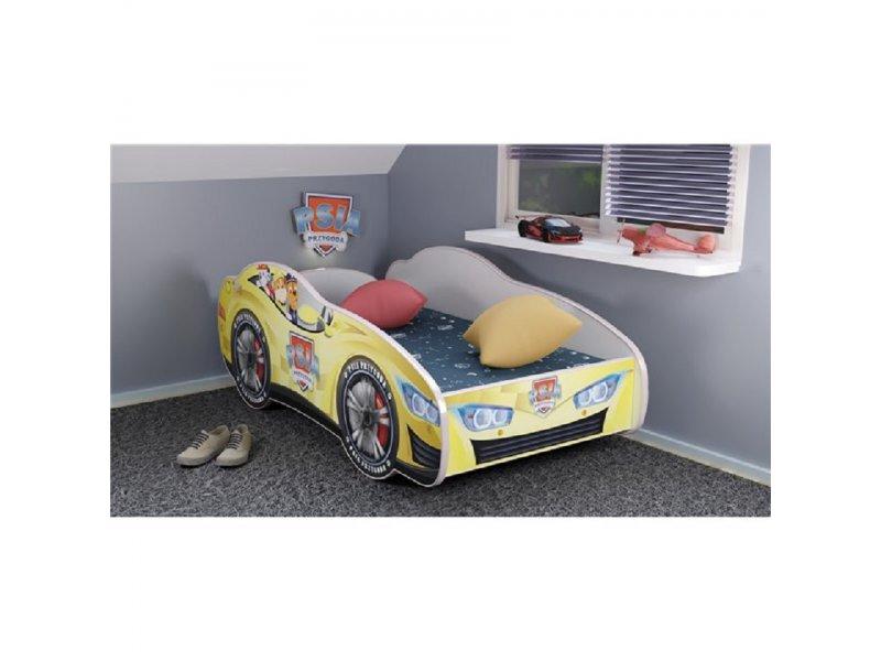 TOP BEDS Dečiji krevet, Dog Adventure Yellow, 160x80, Žuti